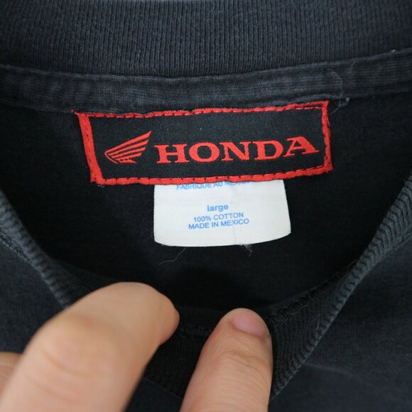 Honda HRC Riverside Racing Longsleeve Vintage Graphic Longsleeve Mens Large - Picture 5 of 8